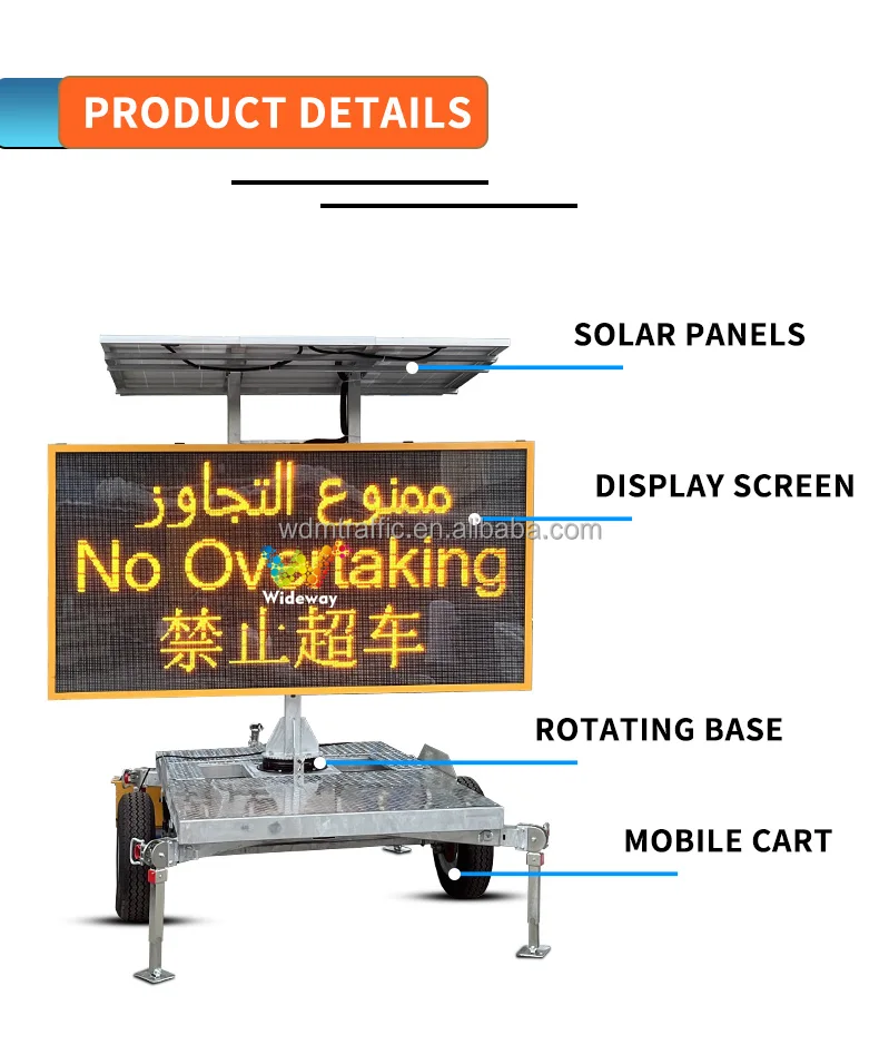 Truck Mounted Led Traffic Sign Variable Message Sign Vms Buy Truck