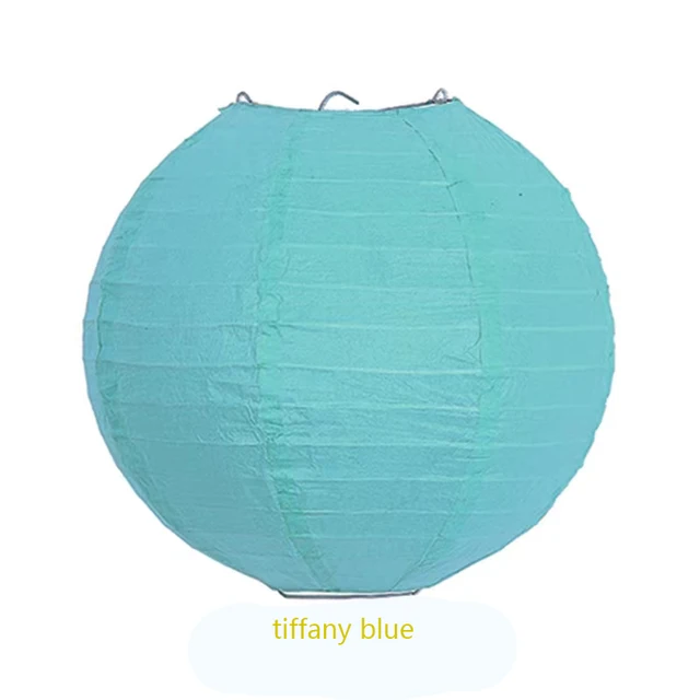 Wholesale and direct supply of circular lantern wedding room decorations for festivals and weddings Nylon Blue 8 in