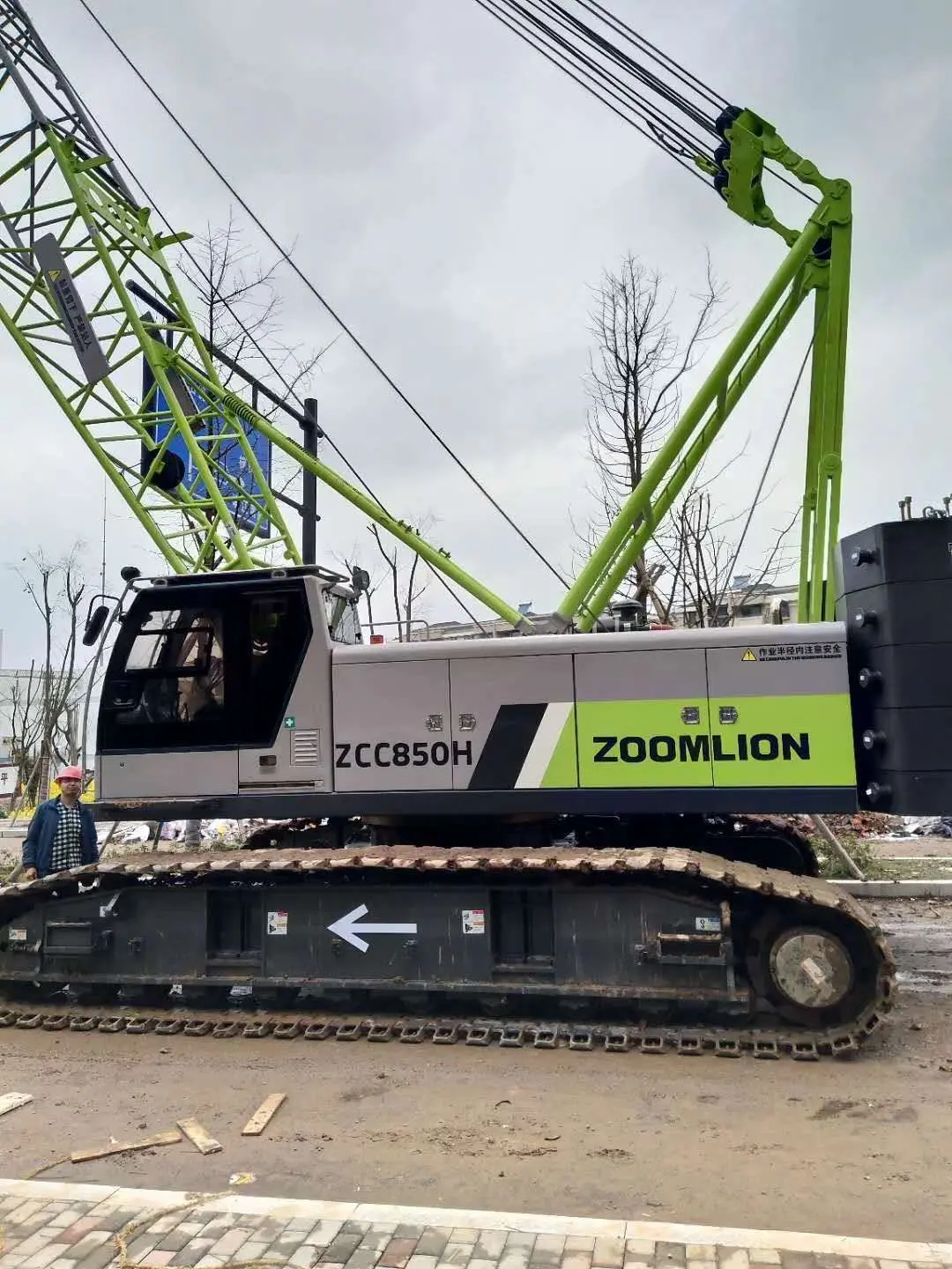 ZOOMLION 85 Tons Hydraulic Crawler Crane - Reliable Performance