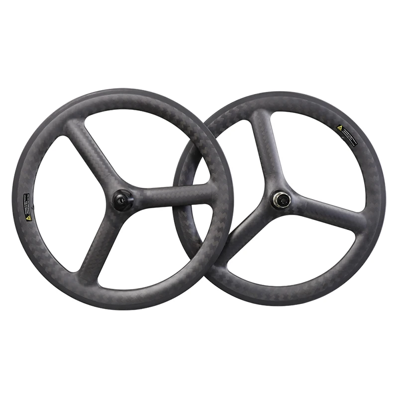 3 spoke carbon wheelset