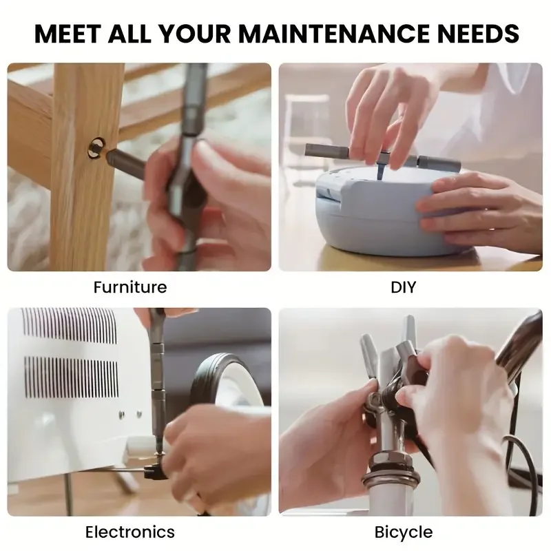 DIY Screwdriver 24 In 1 Compact And Portable Ratchet Screwdriver