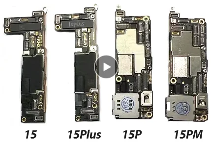 Unlocked Mainboard with Face ID  Without Face Id  for iPhone 15 15 Plus 15 Pro 15 PRO MAX 256gb 512gb 1tb  Motherboard