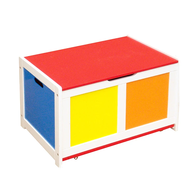 Factory Manufacture Various New Design Wooden Toy Box Storage For Kids