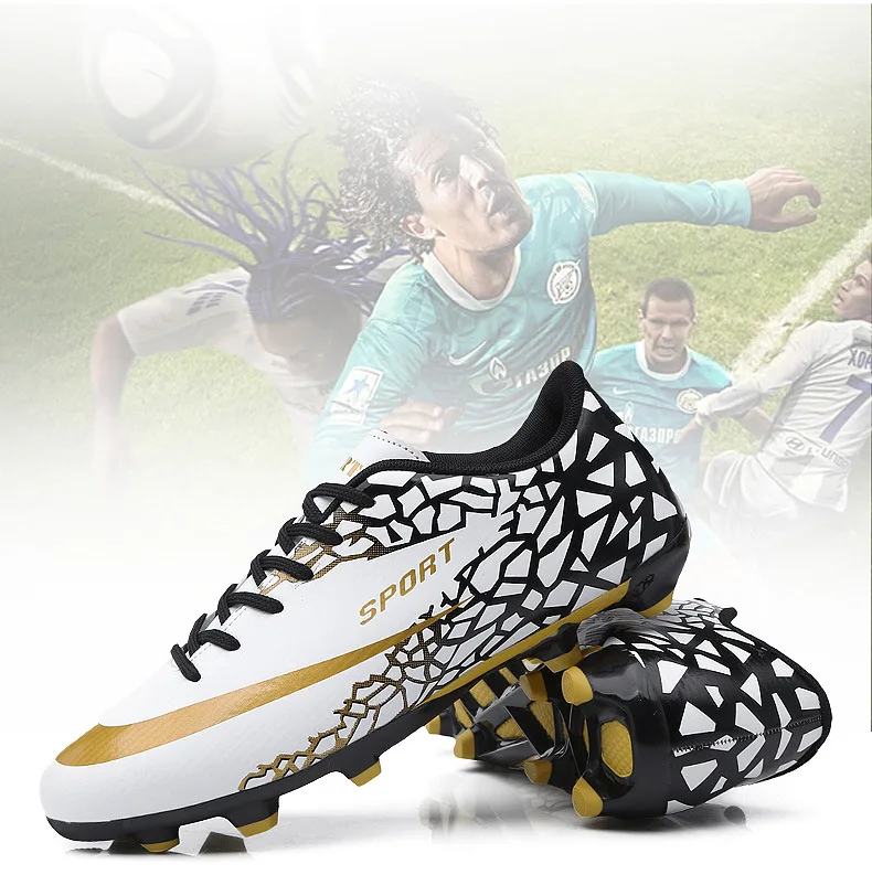 Мужская футбольная обувь высокого качества на заказ для мальчиков с мягкой подошвой носки нескользящая