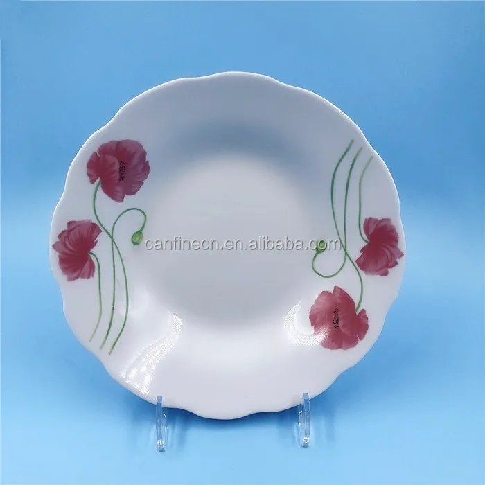 Wholesale Porcelain Round 9 Inch Dinner Plates 8 Inch Ceramic Plate