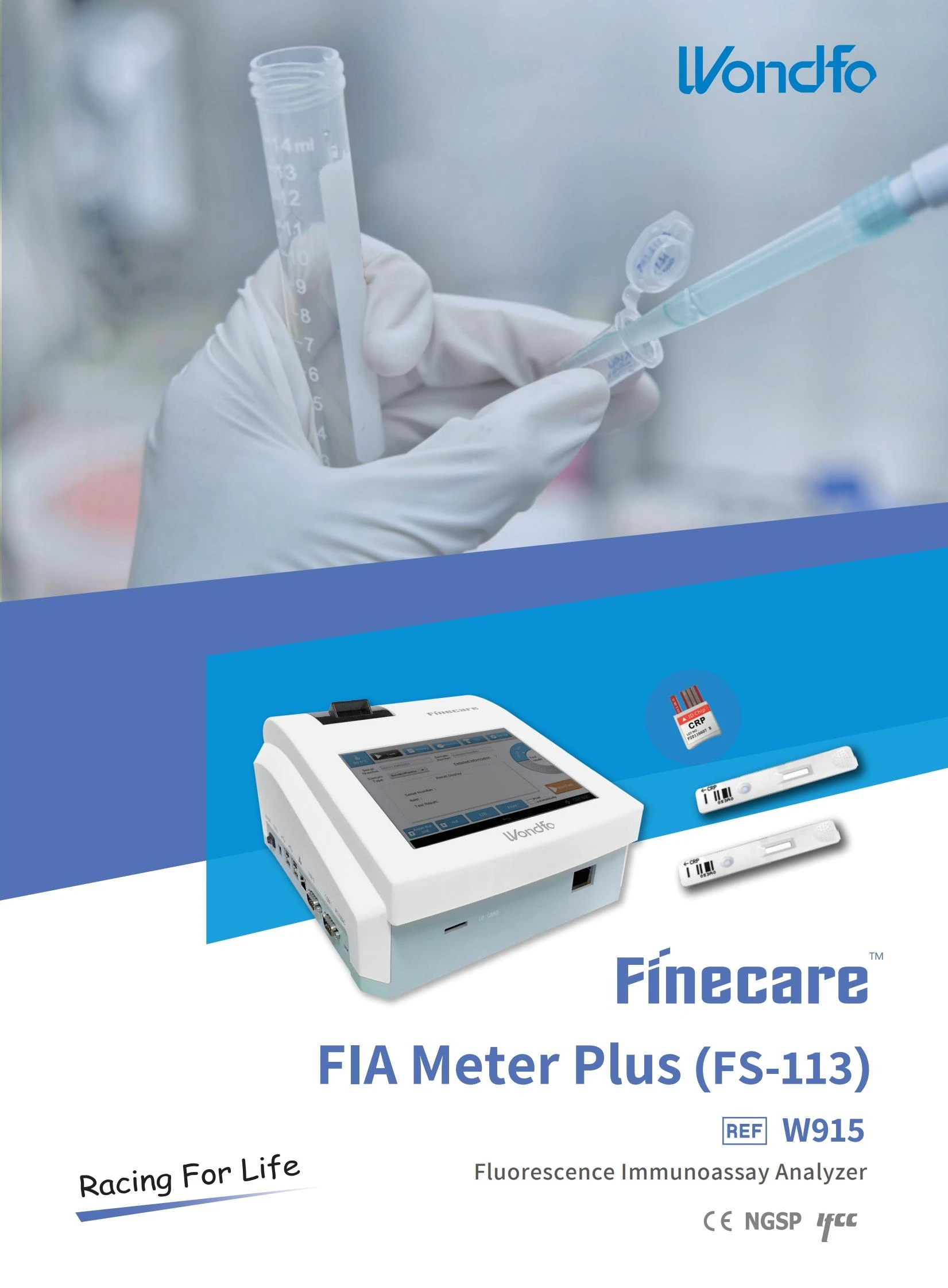 Wondfo Finecare Hormone Analyzer Fs-113 Fluorescence Immunoassay ...