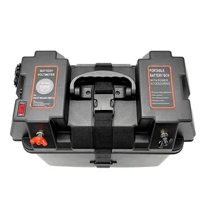 5.1V 3.1A 4.8A USB Output 16A 12V Large Caravan RV Motor Home Yacht Marine Grade Cigarette Sockets Battery Box