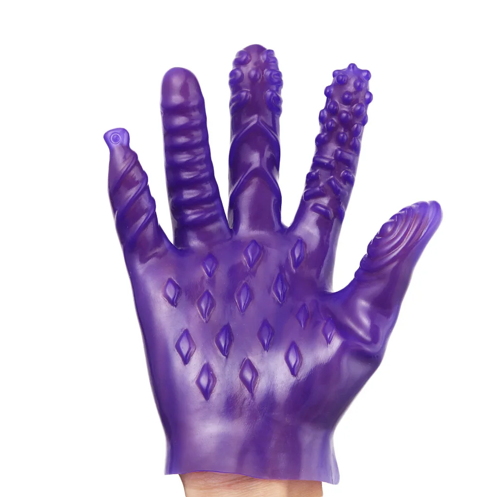 New Style Couples Sex Glove Toy Masturbation Massage Adult Flirting Women  Sex Glove