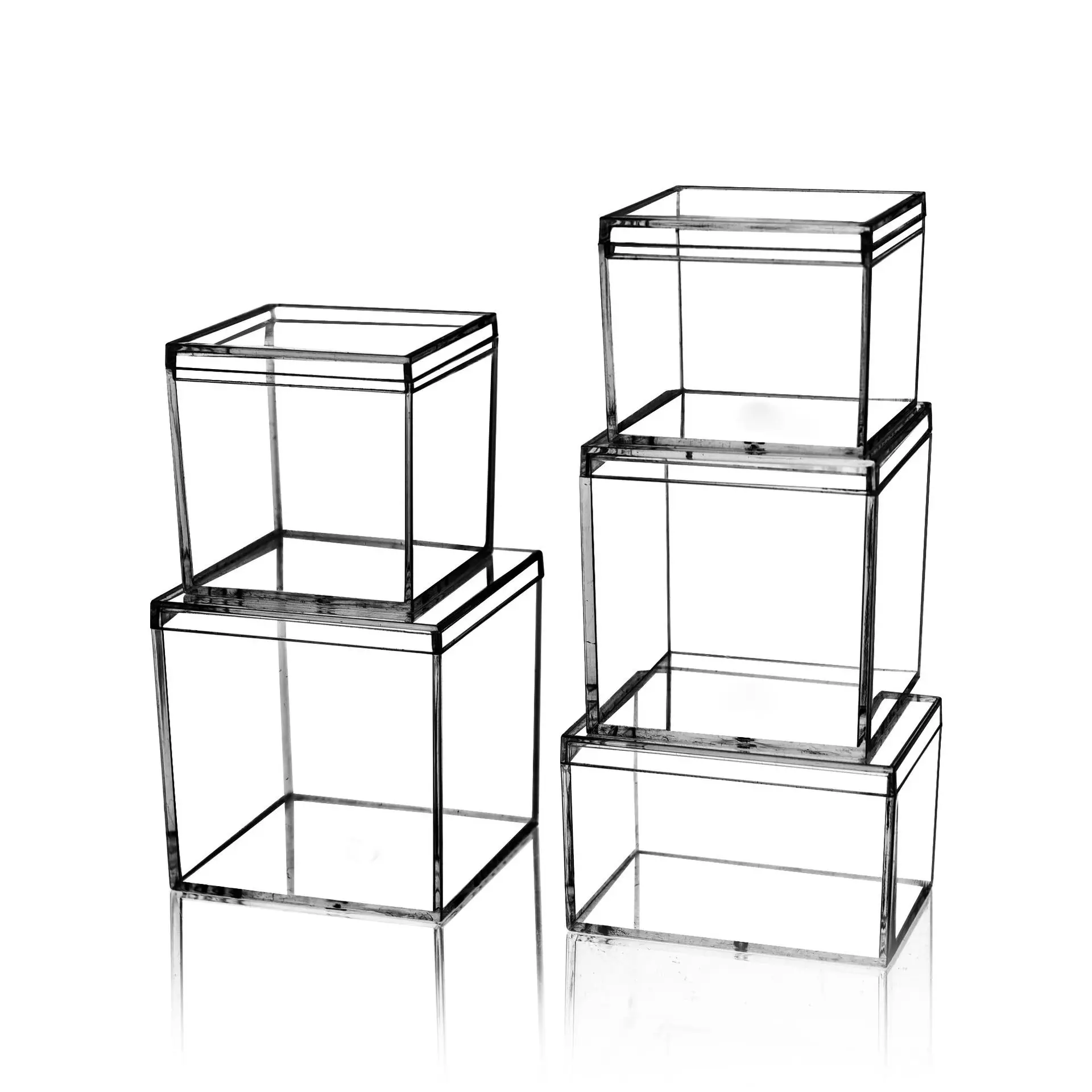 Bespoke Clear Acrylic Rectangle Square Chocolate Box Container Lucite