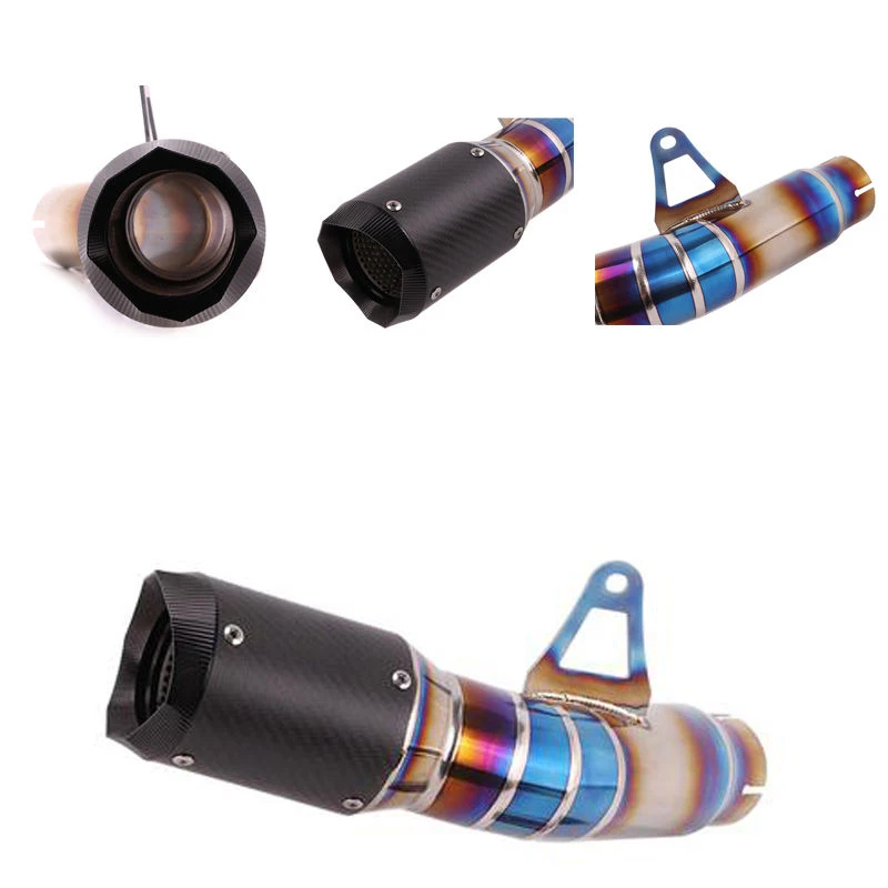 Соединительная труба из титанового сплава выхлопной глушитель углеродного волокна SC для BMW S1000RR