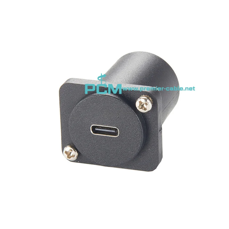 D-series Chassis Mount Connector USB RJ45 RCA details