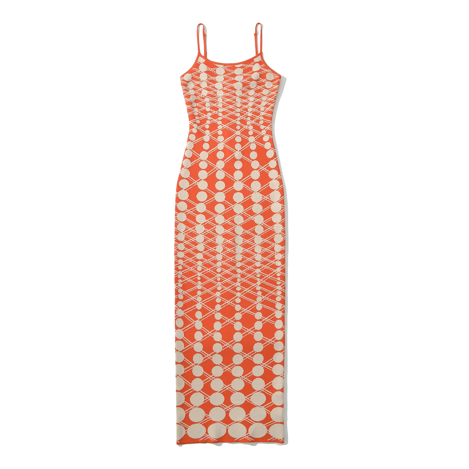 3 Colorway Spaghetti Strap Multi Color Pattern Hot Sale Casual Fashion Long slip Dress for Women