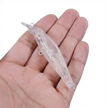 Wholesale Blank Transparent Lure Body 15.8g/10.9cm Minnow Stainless Steel Live Bait Powdery Category – Minnow – view 5