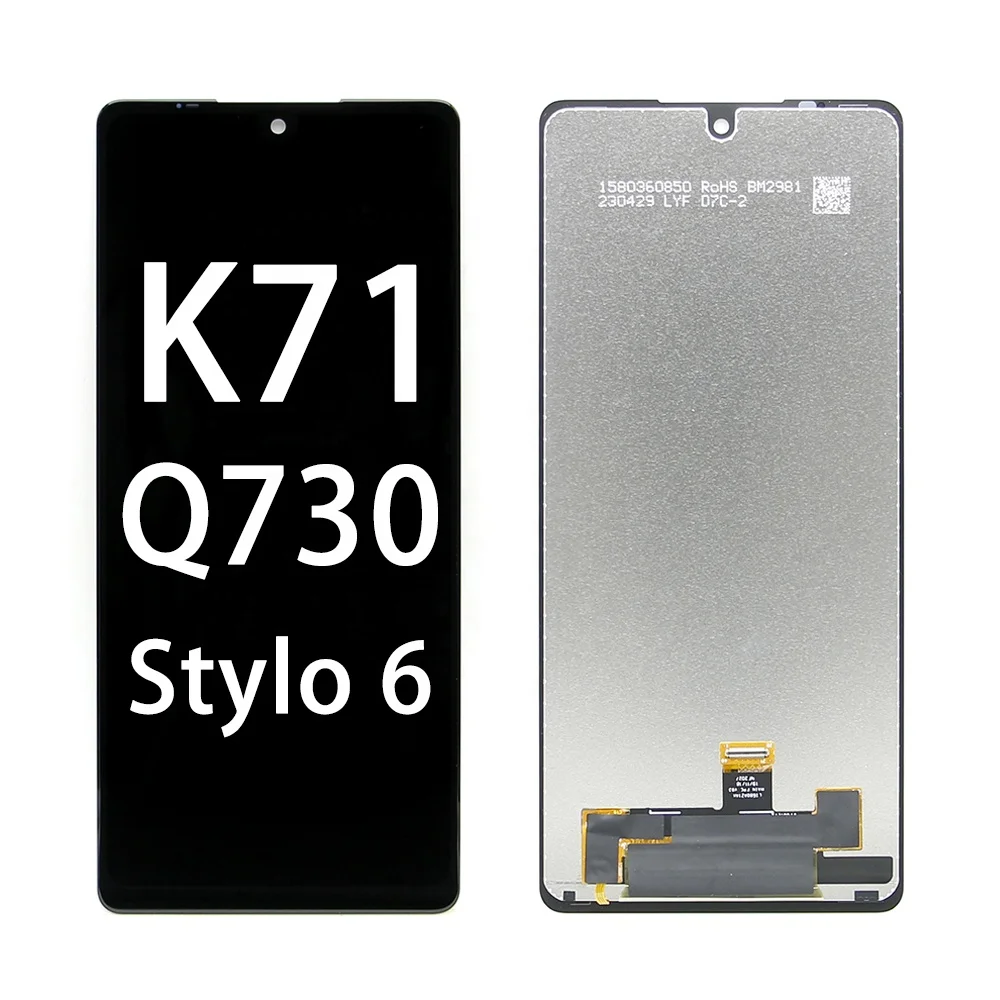 Layar asli untuk LG Stylo layar LCD untuk LG Q730 lcd untuk LG K71  tampilan LCD layar sentuh Aksesori Penggantian