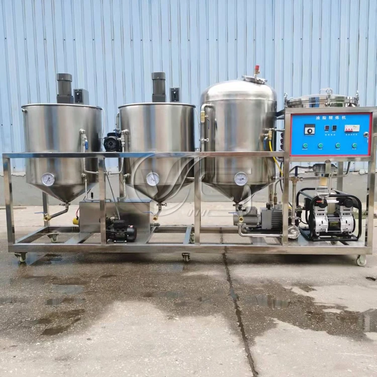 Small Scale Cooking Oil Refinery Machine Crude Oil Refinery Plant