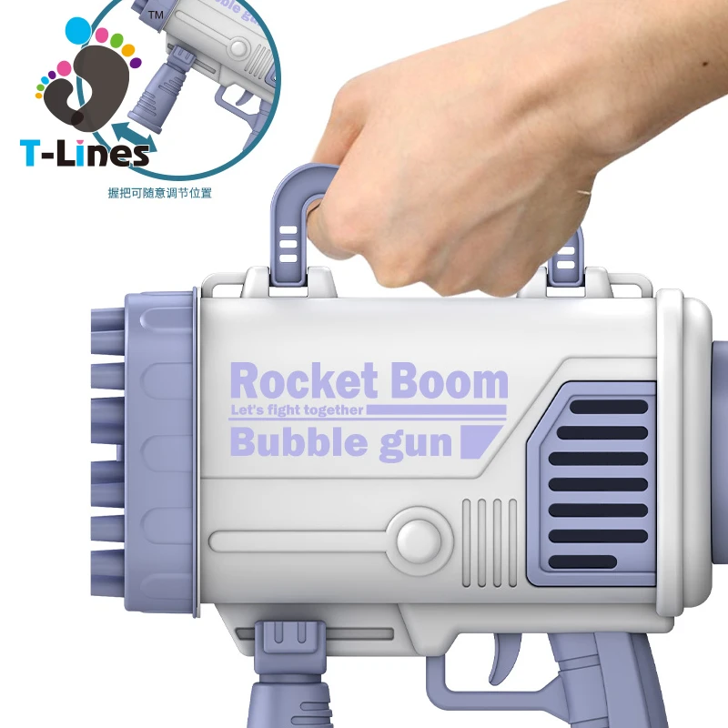 
 Игрушки 2021 Gatling, пузырьковый пистолет, конструкция Ракеты, водяная машина, летняя игрушка, уличная игрушка для детей  