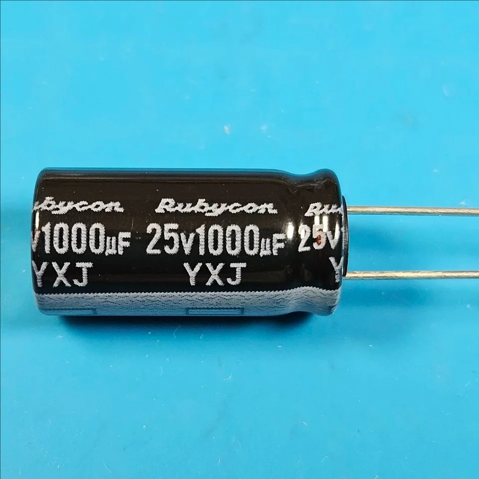 ハニヴ　SSC コンプ Rubyconアルミニウムコンデンサ25YXJ1000M10X20 25v1000uf