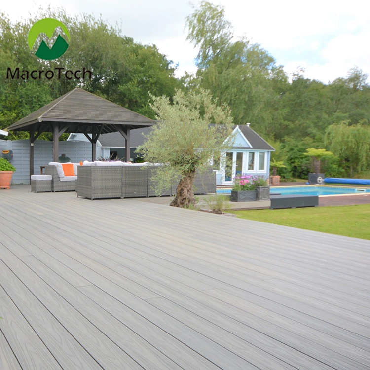 High Quality Wood Plastic Composite Decking Macrotech WPC Flooring