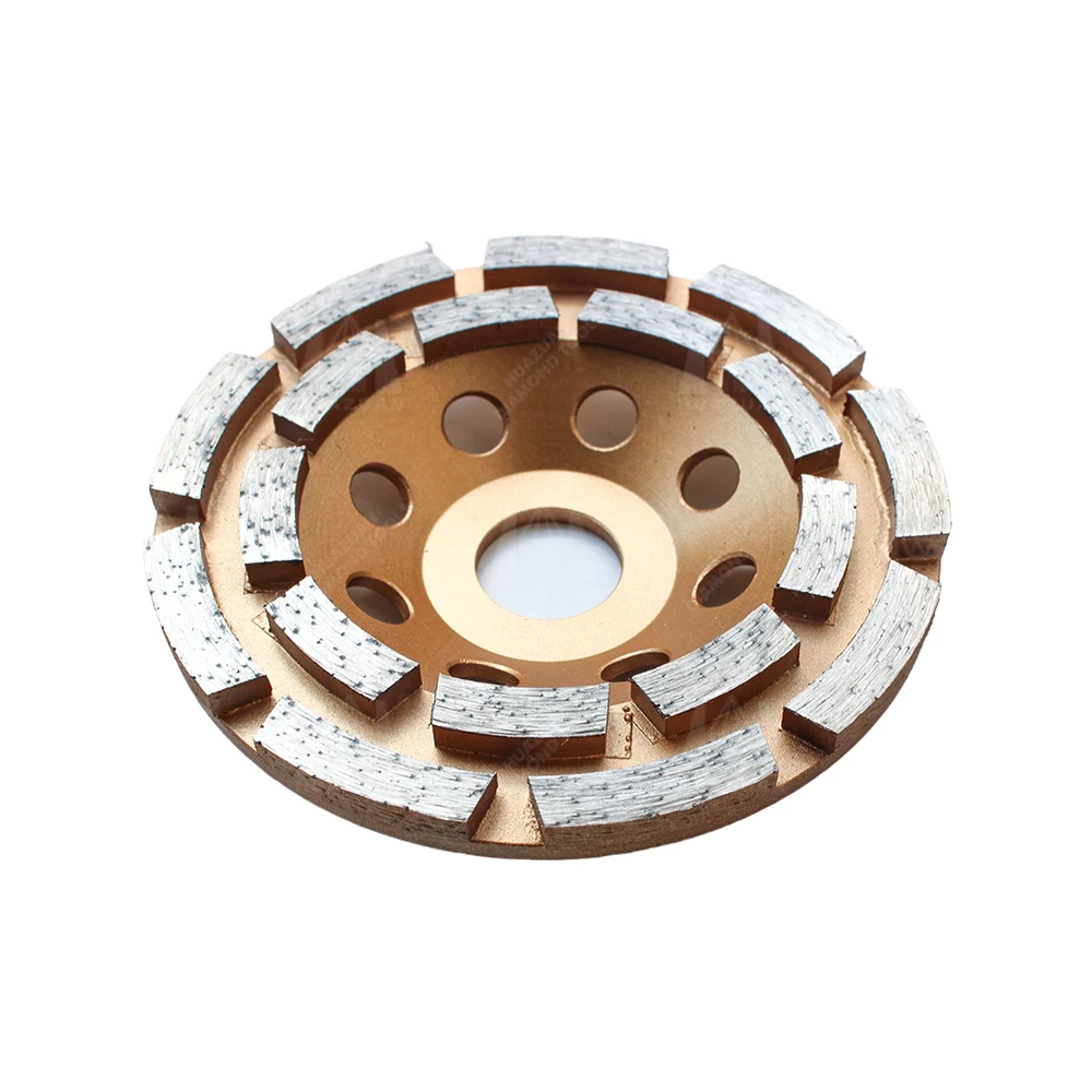 Concrete and Stone Polish Segmented Sintered Turbo Double Row Cup Grinding Wheel