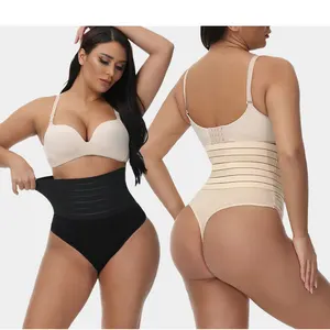 BOJIN High Waist Comfortable Thongs G-String New Arrival One Piece Tummy Brief Slim Jumpsuits Breathable Butt Lift Control Brief