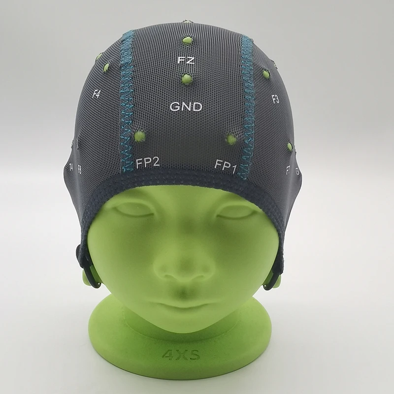 Sintered Ag/AgCl Reusable EEG Monitoring PSG Headset Hat