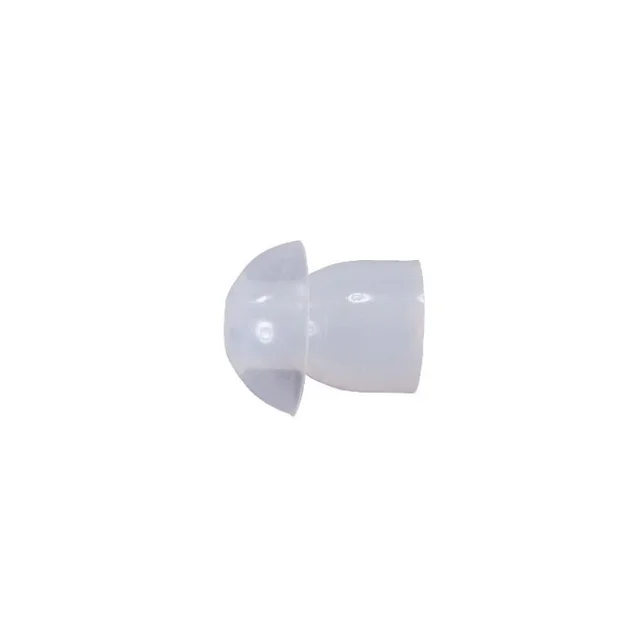 For Motorola RLN6282A 50 Pack Clear Rubber Ear Tips Replacement  Accessories for Multiple Motorola Two-Way Radios