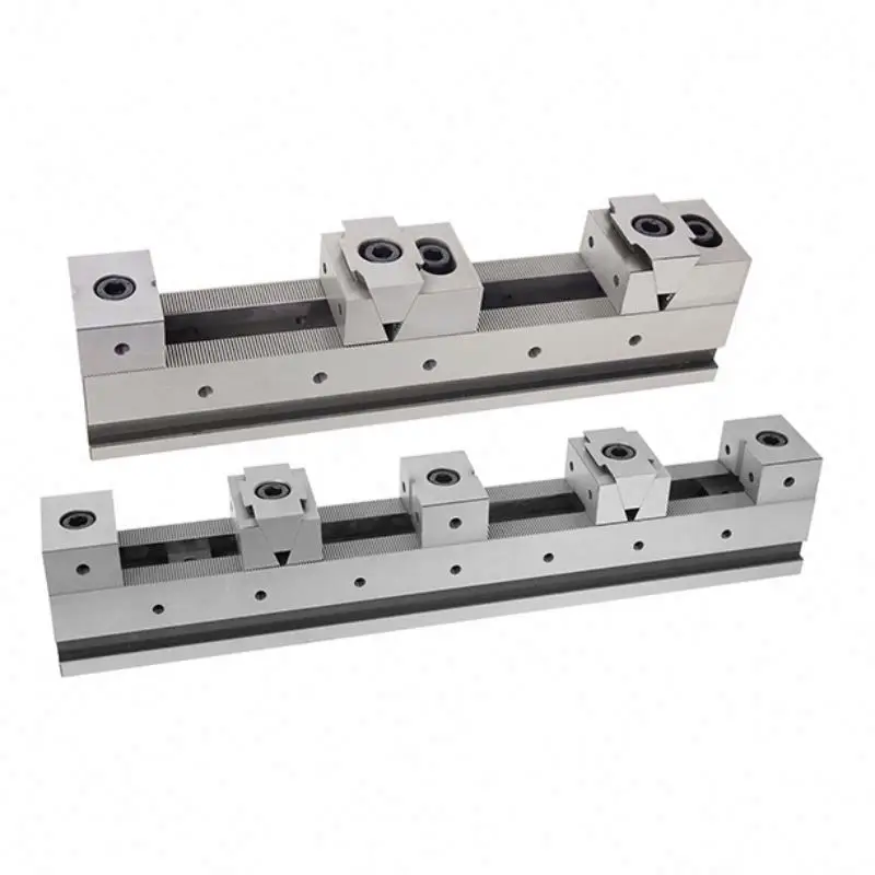 TEBAK Versatile Multi Clamping Adjustable Multiple Line up Vise Rail System Multi-station Vise Precision Clamp Flexible Vise