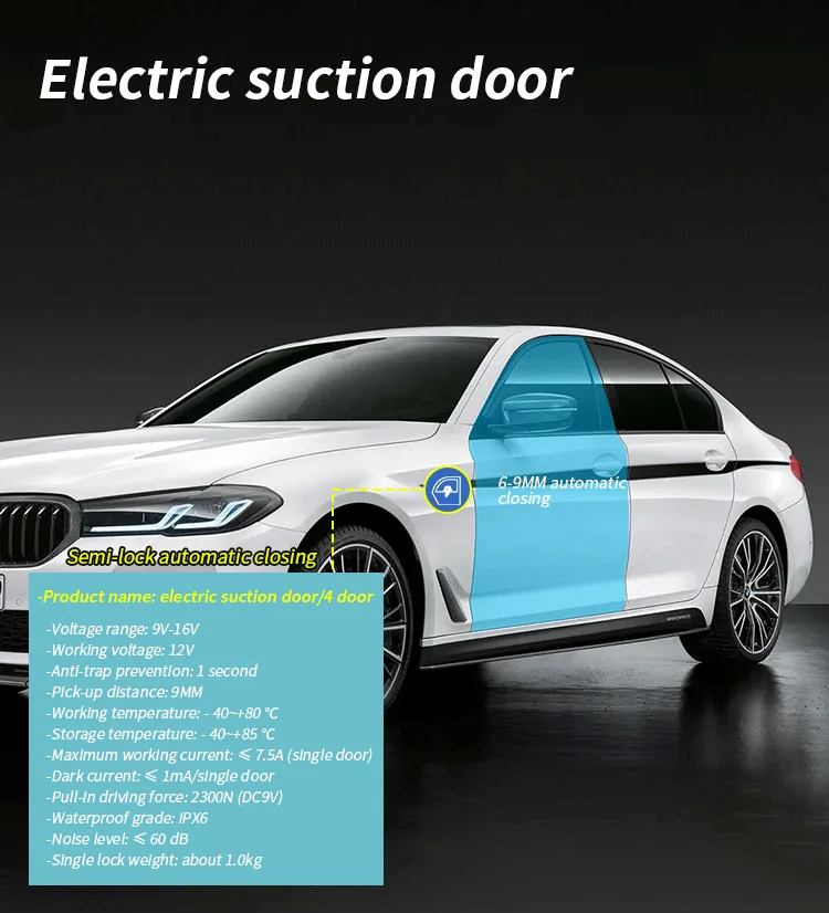 product high end modifications car door lock system electric suction door lock for bmw f10 5 series 7 series e66 soft lock suit-1