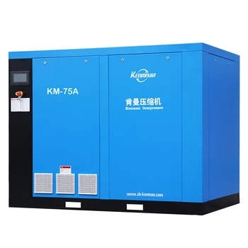 Durable and excellent industrial fixed 10bar 220V/380v 100hp triangular start air screw compressor is hot selling