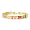 Oro 14K + piedras de colores 18cm