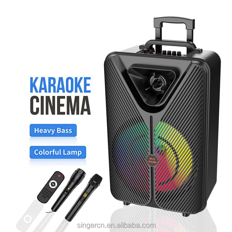 Caixa de Som Portátil ZQS15123 Partybox de Alta Potência e