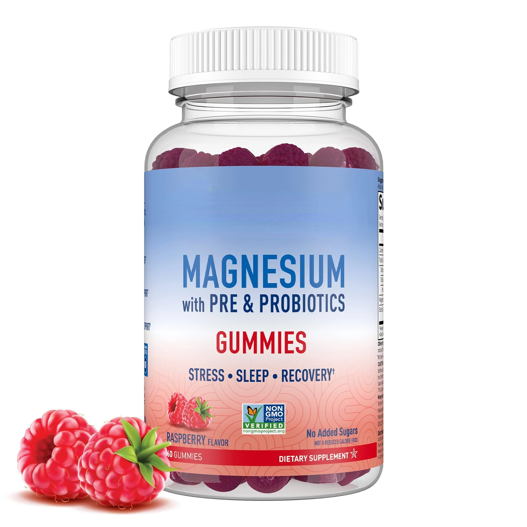 Magnesium Citrate Supplement With Prebiotic Probiotic Magnesium Gummy