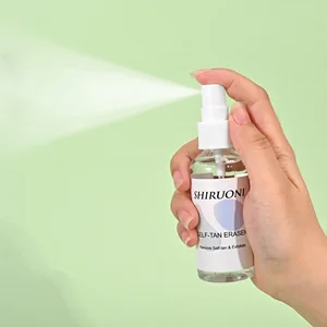 Private Label Natural Gentle Old Unwanted Tan Eraser Spray Dark Correct Tanning Slef Tan Remover Face and Body Mist
