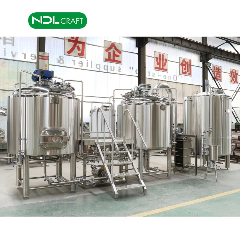 Steam Heating Brew Kettle Beer Brewing Equipement Large Brewery Steam Whirlpool 1000L 2000L 3000L