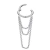 Tassel three chains-steel color