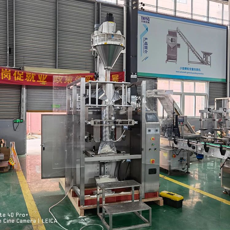 Powder Filling Machine VFFS Gusset Bag Stand up Bag 1kg 2kg 3kg Custard Powder Whey Protein Powder Package Machine