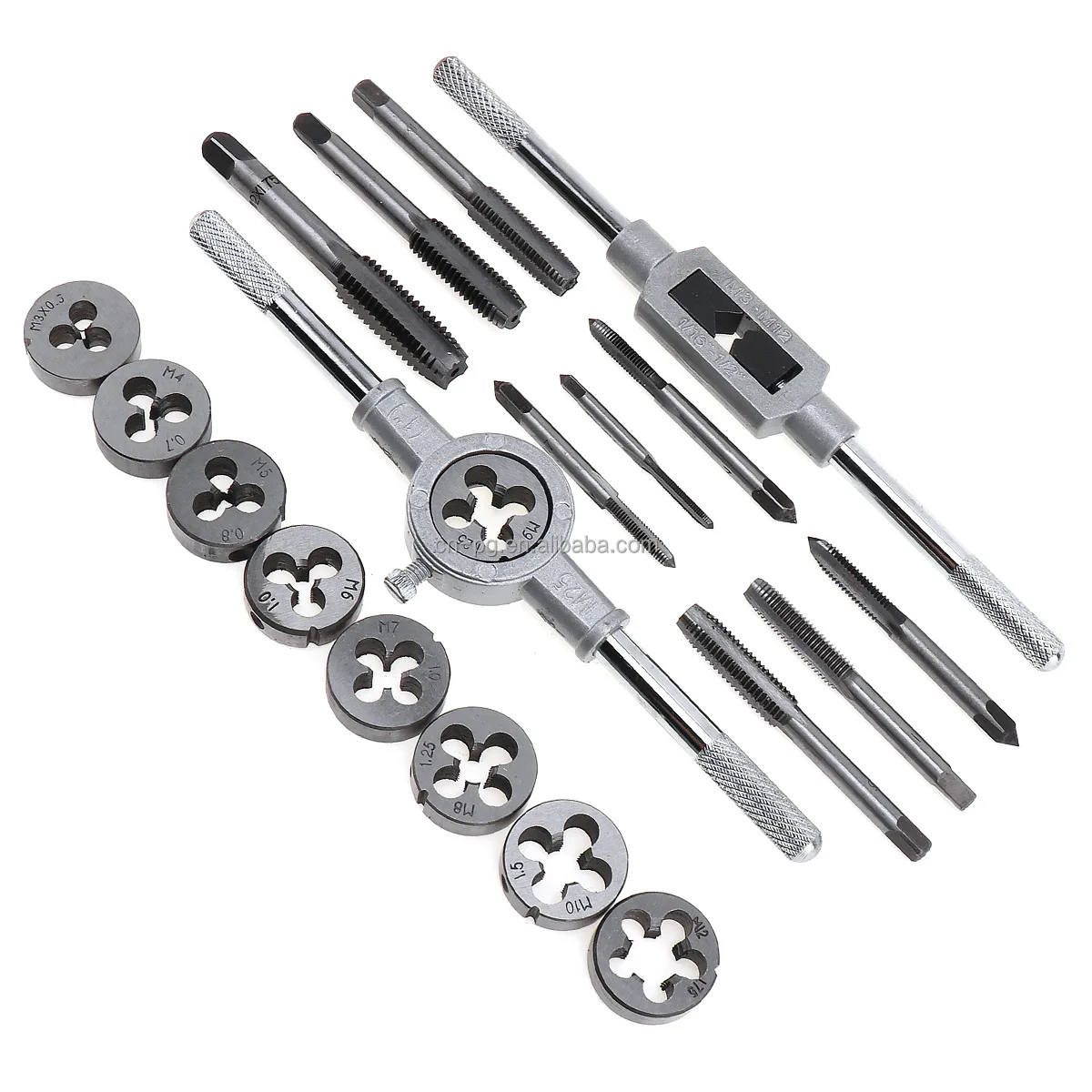 Hardware Tools Kit Tap And Die Set Metric System Screw Tap Die Fine