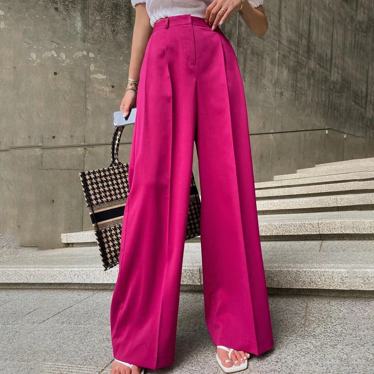 Buy Fablestreet Pink Polyester Relaxed Fit Trousers for Women Online  Tata  CLiQ