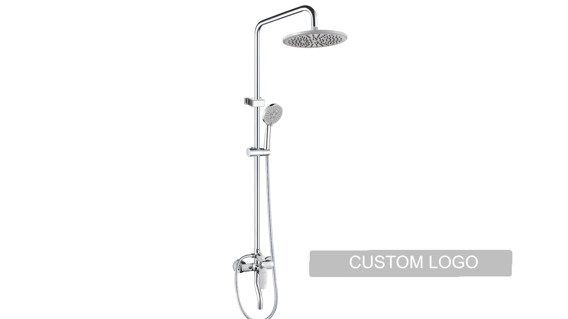 Wholesale Price Bathroom Shower Set Chrome Plated Single Handle Brass