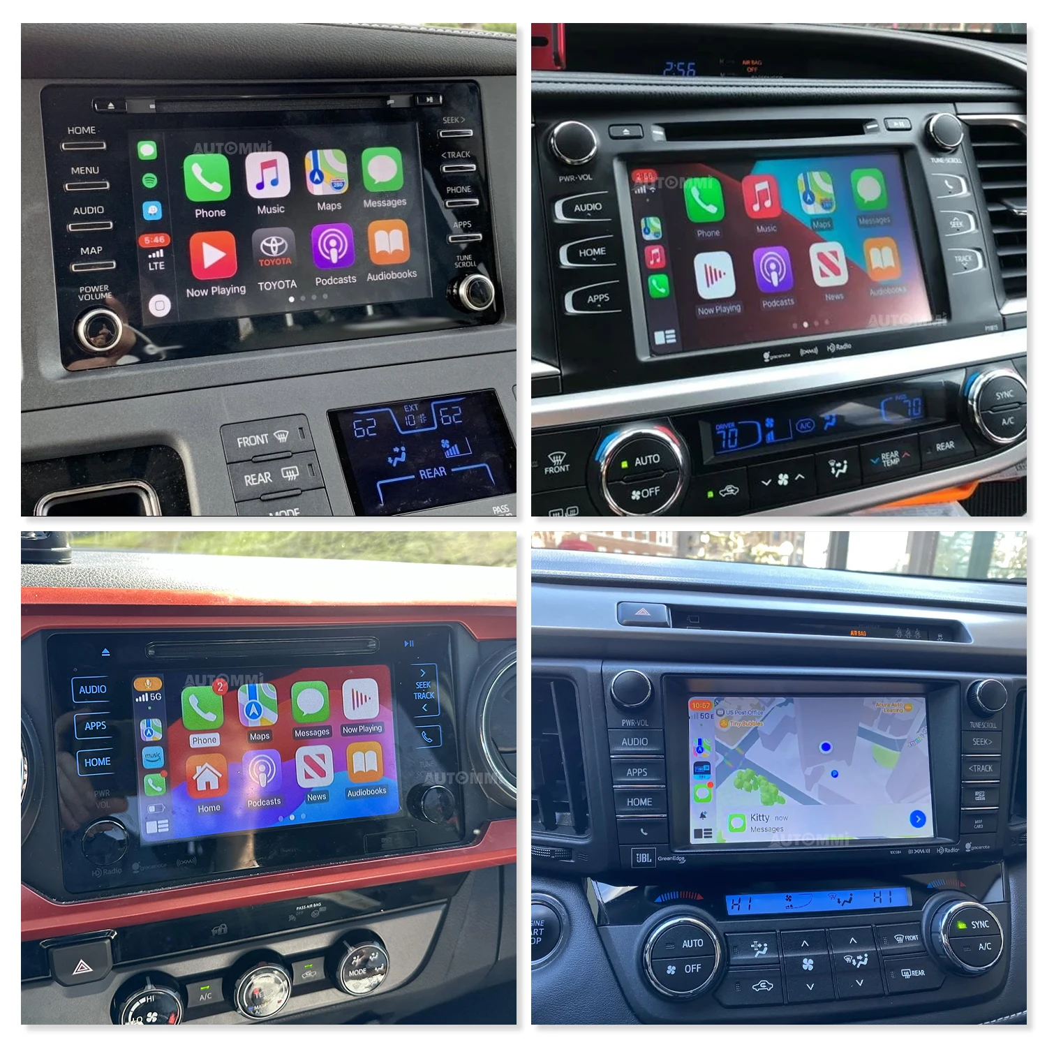 Wireless Apple CarPlay & Android Auto Multimedia Box for Toyota