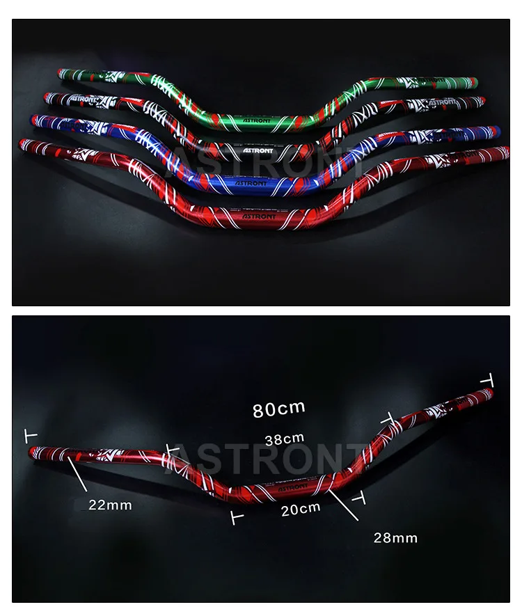 
Кроссовый мотоцикл 250cc 28 мм, руль мотоцикла 1 1/8 дюйма для Honda Yamaha Kawasaki Suzuki CRF YZF WRF RM KXF ATV quad 