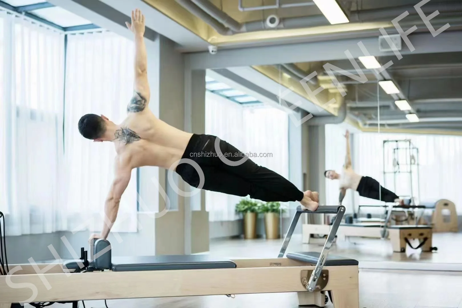 Queenlife Skp01 Pilates Reformer Studio Excise Pilates Bed Mega Former