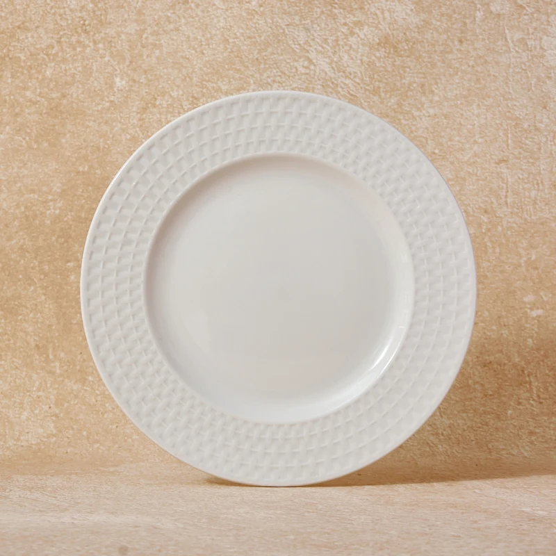 Wholesale 6-Piece Anime Cartoon Pattern White Porcelain Dinnerware Set for Hotels Dishwasher Safe & Sustainable