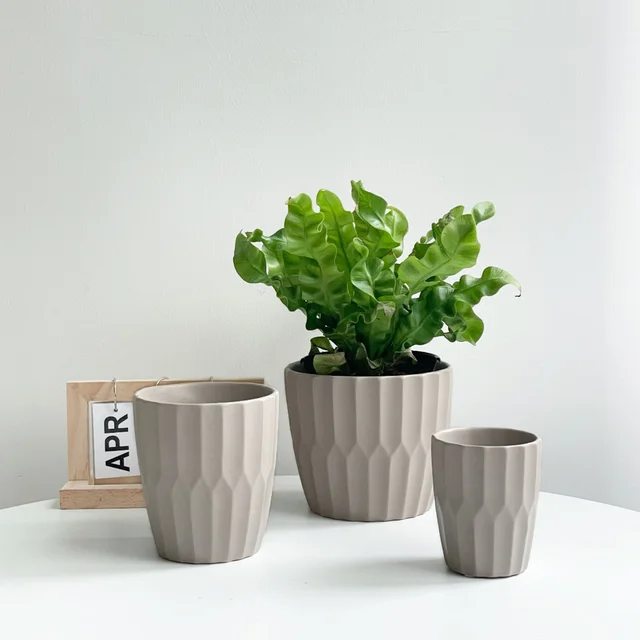 Wholesale Morandi Multicolor Elegant Ceramic Flower Pot Home Garden Planters for Indoor Plants Outdoor Flower Pots