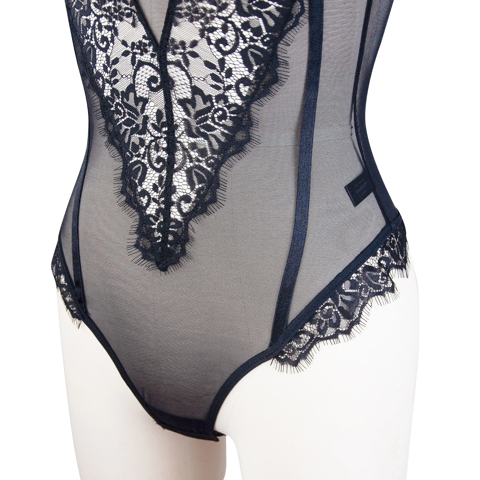 Custom Jumpsuits Bra Manufacturer Sexy Lingerie Ladies Transparent Lace ...