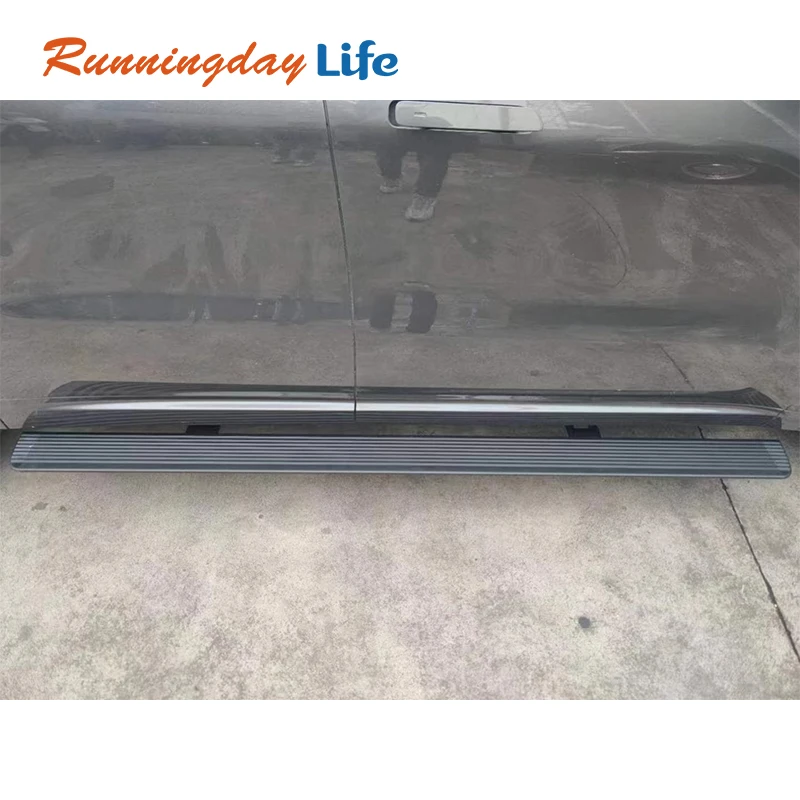 All Black Running Boards for 2018 Mercedes Banz Glc X Class Bmwx5 35i with m Emblem 2015 dodge Ram 1500