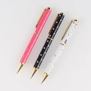 Advertising Parker Refill Writing Metal Ballpoint Pens Wholesales Custom Logo Printed School Supplies for Girls