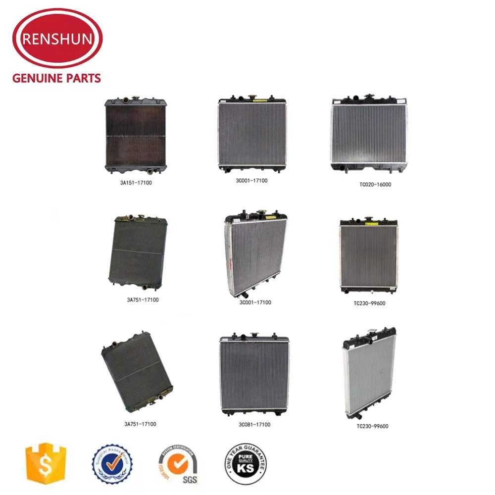 16400-46570 16400-46580 16400-46590 64762 734496 ALUMINUM RADIATOR