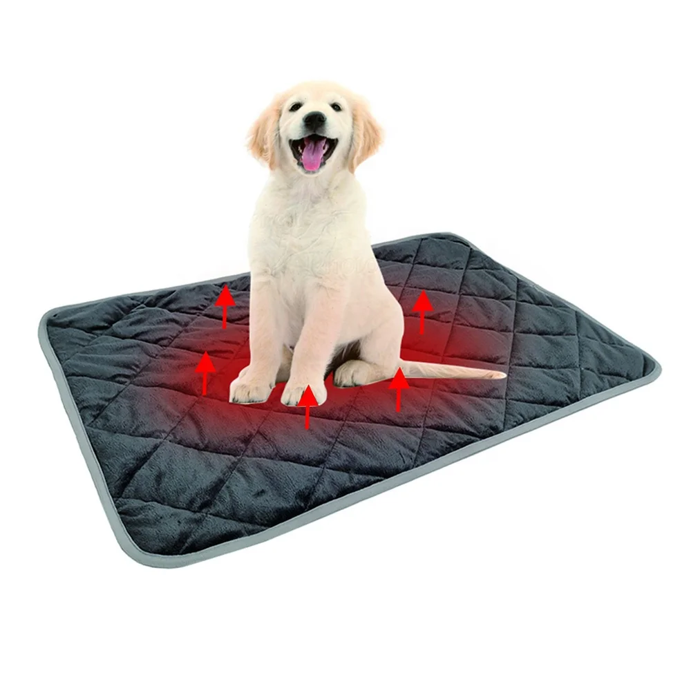 Thermal Mat Brown Self Warming Pet Heated Hot Pad For Pets For Cat And