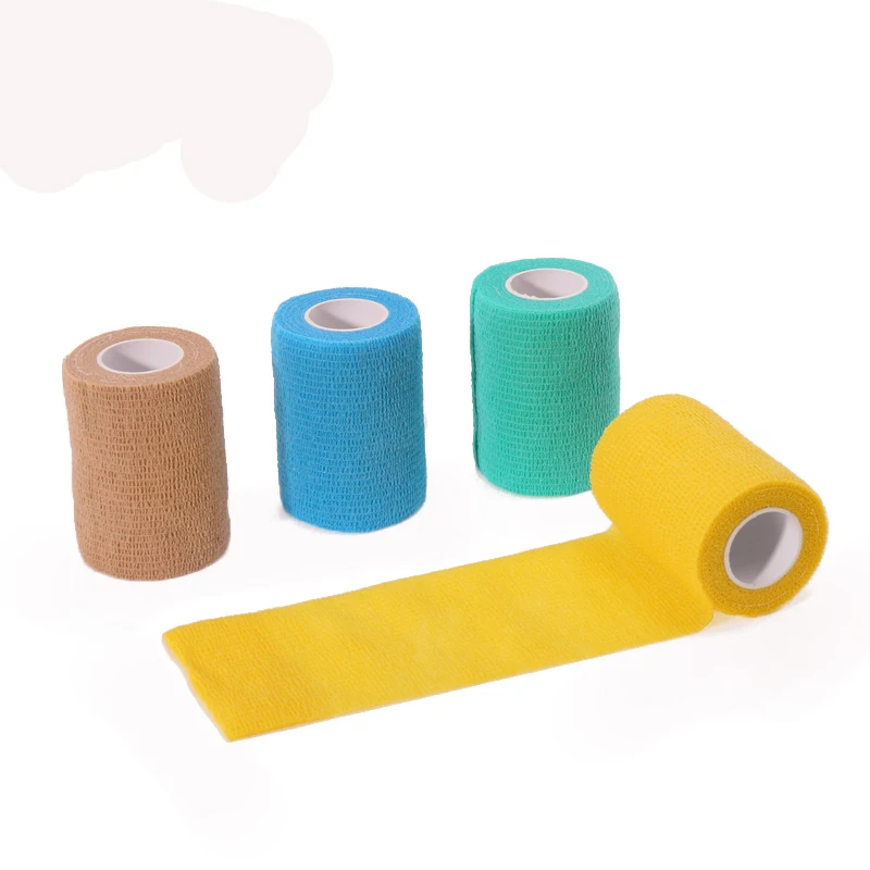 Эластичная самоклеящаяся Спортивная фиксированная эластичная повязка уличная повязка подходит для спортивных запястий и лодыжек